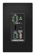 DM Lite – HDMI® over CATx Transmitter w/IR & RS-232, Wall Plate, Black Textured , 